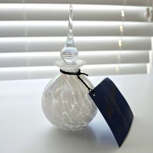 Silvestri Artglass perfume decanter NWT Art Glass Handblown OOAK